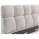 Escape Fluffy River Rock Queen Upholstered Panel Bed