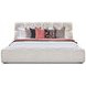 Escape Fluffy River Rock King Upholstered Panel Bed