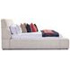 Escape Fluffy River Rock King Upholstered Panel Bed