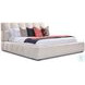 Escape Fluffy River Rock Queen Upholstered Panel Bed