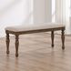 Joanna Brown 44" Upholstered Bench