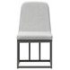 Nash Outdoor Dining Gray Upholstered Outdoor Side Chair