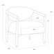 Freya Gifford Script Upholstered Lounge Chair