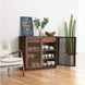 Linea Walnut Tall Console