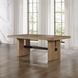 Aubrey Brown 96" Extendable Rectangular Dining Table