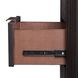 Henry Espresso 3 Drawer Nightstand with USB Charging