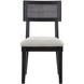 Colvin Black Cane Side Chair Set of 2