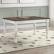 Joanna Brown and Cream 42" Rectangular Kids Dining Table