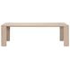 Big Sur Washed Ever Teak Outdoor 94" Rectangular Dining Table
