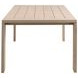 Big Sur Washed Ever Teak Outdoor 94" Rectangular Dining Table