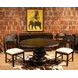 Bakio Black 52" Round Dining Table