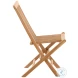 Ashdow Natural Folding Chair
