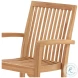 Ashdow Natural Arm Chair