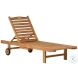 And Natural Outdoor Chaise