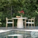 Dett Natural Wood And White Weave Dining Chair