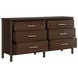 Verge Handcrafted Walnut Woven Panel Bedroom Set