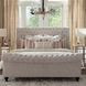 Jackie Crepe Queen Upholstered Sleigh Bed