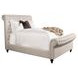 Jackie Crepe King Upholstered Sleigh Bed