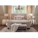 Jackie Crepe King Upholstered Sleigh Bed