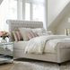 Jackie Crepe King Upholstered Sleigh Bed
