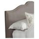 Jamie Falstaff Gray Performance Fabric King Upholstered Panel Bed