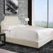 Jasmine Champagne Natural California King Upholstered Panel Bed