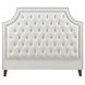 Jasmine Champagne Natural California King Upholstered Panel Bed
