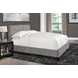 Jody Cornflower Gray Performance Fabric Queen Upholstered Panel Bed