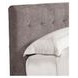 Jody Cornflower Gray Performance Fabric Queen Upholstered Panel Bed