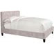 Jody Porcelain Natural Performance Fabric Queen Upholstered Panel Bed