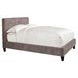 Jody Cornflower Gray Performance Fabric King Upholstered Panel Bed