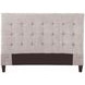 Jody Porcelain Natural Performance Fabric King Upholstered Panel Bed