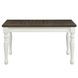 Joanna Brown and Cream 42" Rectangular Kids Dining Table