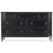 Charleston Black Cherry 7 Drawer Dresser
