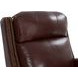 Blair Marisol Cabernet Leather Power Recliner with Nailhead Trim and USB Charging
