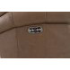 Blair Dobbs Saddle Leather Power Recliner with Nailhead Trim and USB Charging
