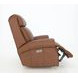 Blair Dobbs Saddle Leather Power Recliner with Nailhead Trim and USB Charging