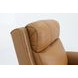 Blair Santa Fe Brandy Leather Power Recliner with Nailhead Trim and USB Charging