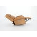 Blair Santa Fe Brandy Leather Power Recliner with Nailhead Trim and USB Charging