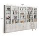 Boca Cottage White 6 Piece Library Wall