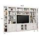 Boca Cottage White 6 Piece Entertainment Wall with Ladder