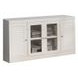 Boca Cottage White 9 Piece Entertainment Wall With Corner Bookcases