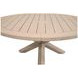 Boca Washed Ever Teak Outdoor 63" Round Dining Table