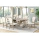 Gwendolyn Cerused Taupe Upholstered Dining Side Chair Set of 2