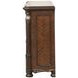 Bella Notte Brown Upholstered Sleigh Bedroom Set with USB Charging
