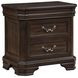 Lyndhurst Walnut and Beige Upholstered Storage Sleigh Bedroom Set