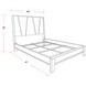 Pure Modern Moonstone King Panel Bed