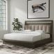 Pure Modern Moonstone Performance Fabric Queen Platform Bed