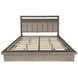 Pure Modern Moonstone Performance Fabric Queen Platform Bed