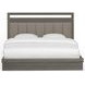 Pure Modern Moonstone Performance Fabric King Platform Bed